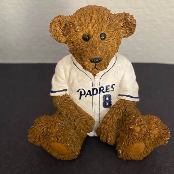 San Diego Padres Teddy Bear Figurine 3” tall - Picture 1 of 4